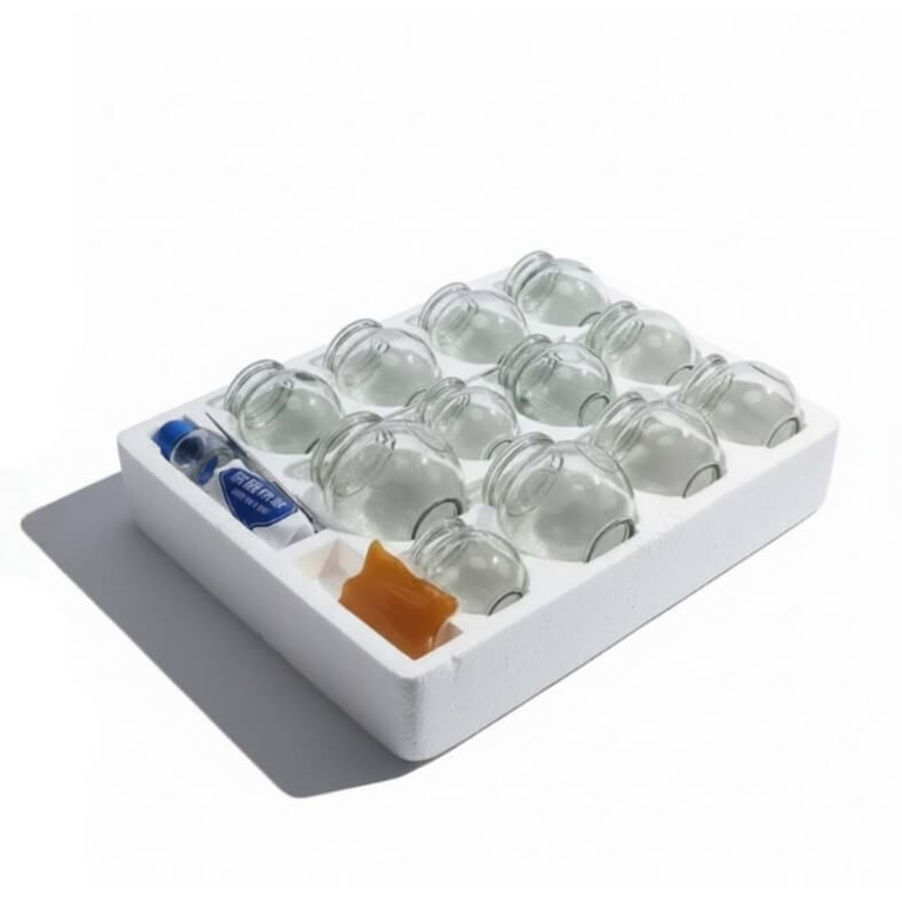 Cam Hacamat Kupa Seti 12’li