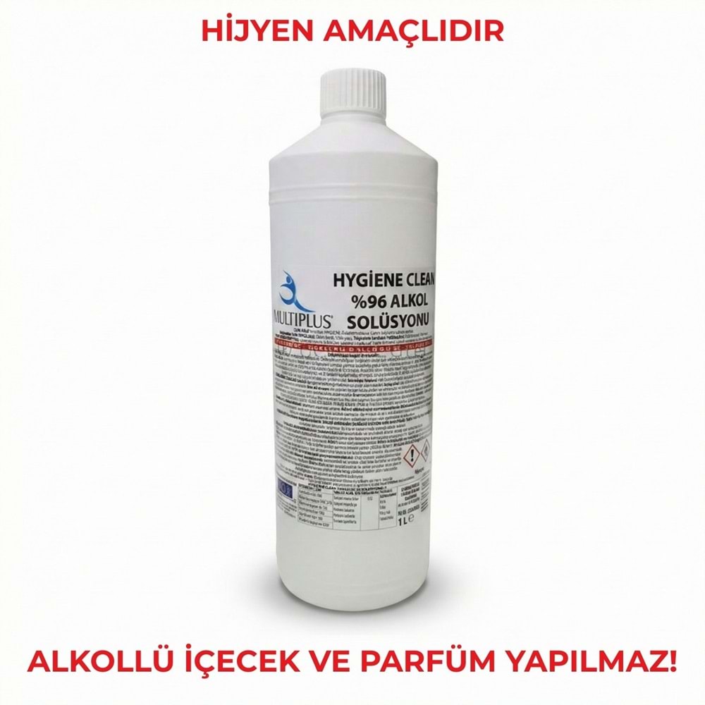 Etil Alkol 1 lt (%96) (Hijyen Amaçlıdır)