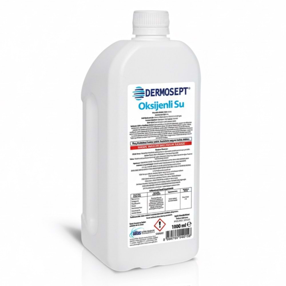 Oksijenli Su 1 Lt Dermosept – Hacamat ve Cilt Dezenfeksiyon Solüsyonu