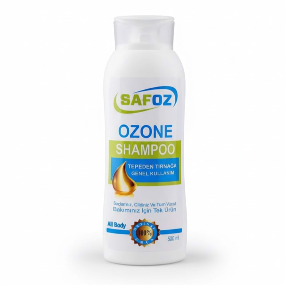 Ozon Şampuanı – Safoz Dökülme Karşıtı ve Saç Güçlendirici TÜBİTAK Ödüllü Formül