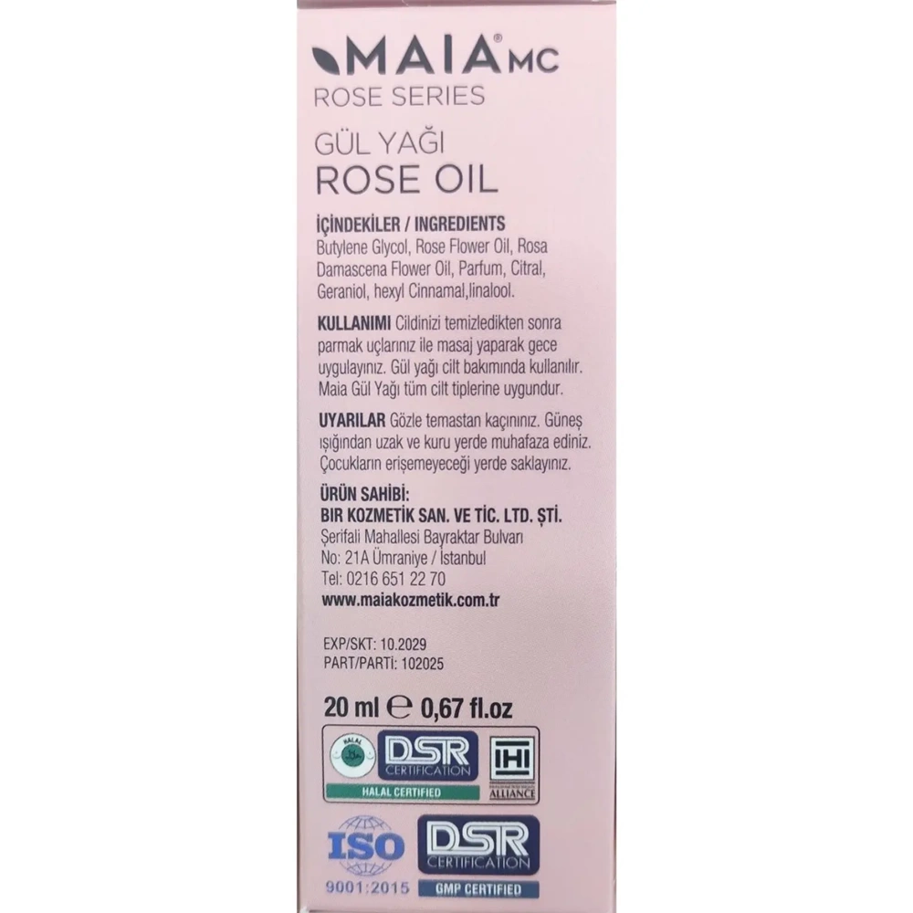 Gül Yağı 20 ml (Maia)