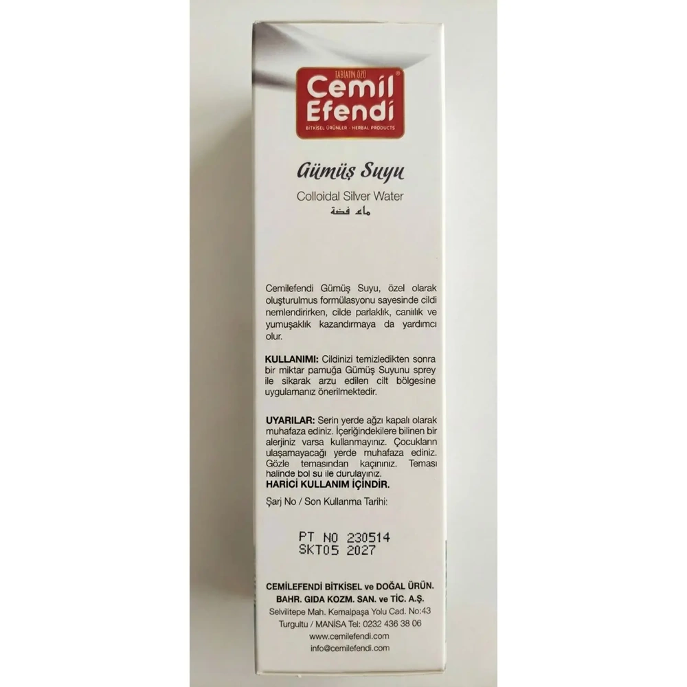 Gümüş Suyu - 125 ML