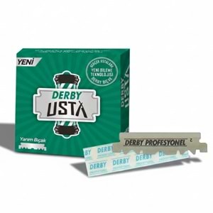 Derby Usta Jilet – 100'lü Yarım Yaprak Jilet