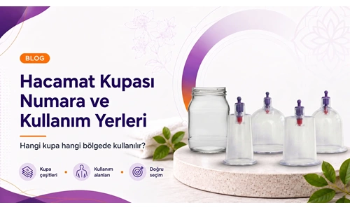 Hacamat Kupası Numara ve Kullanım Yerleri