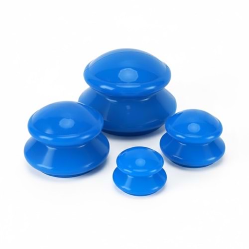 Silikon Masaj Kupası Seti 4’lü