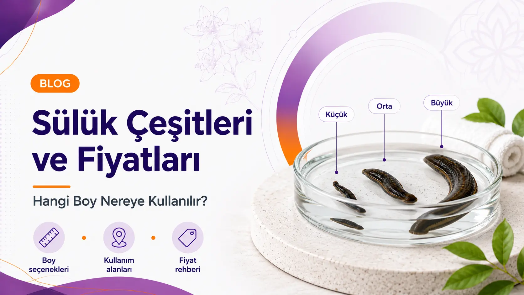 Sülük Çeşitleri ve Fiyatları: Hangi Boy Nereye Kullanılır? (2026 Rehberi)